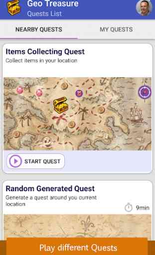 Geo Treasure Hunt - Location based quests 3