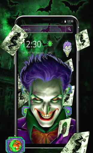Green Creepy Smile Joker Theme 1