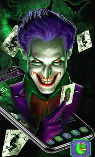 Green Creepy Smile Joker Theme 2