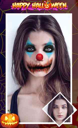 Halloween Makeup - Scary Mask Photo Editor 3