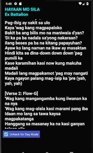 Hayaan Mo Sila Lyrics 1