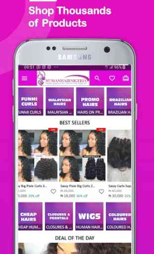 Human Hair Nigeria - 100% Human Hair Shopping App 3