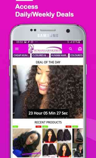 Human Hair Nigeria - 100% Human Hair Shopping App 4