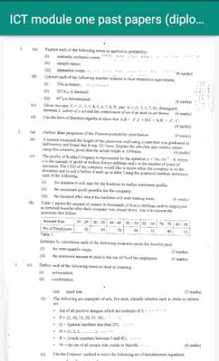 ICT MODULE ONE PAST PAPERS (DIPLOMA) 2