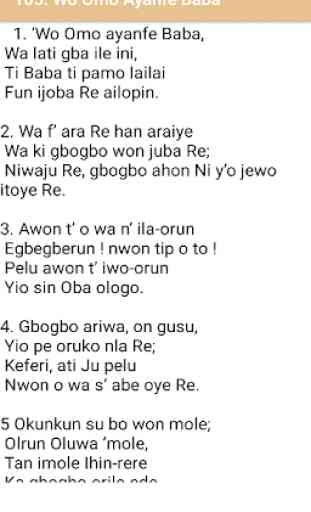 Iwe Orin Mimo - Yoruba Anglican Hymn 2
