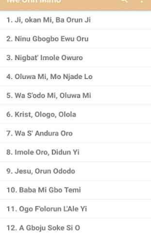 Iwe Orin Mimo - Yoruba Anglican Hymn 3