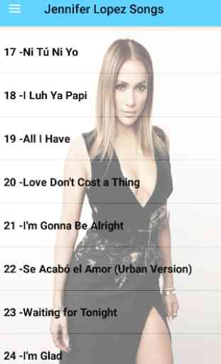 Jennifer Lopez Songs Offline (45 Songs) 3