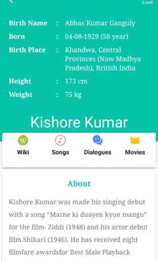 Kishor Kumar Songs Lyrics 4