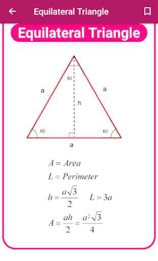 Master Maths (Formulas) | Offline Maths Formulas 4