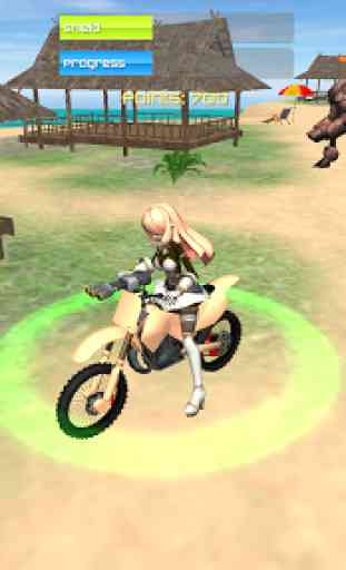 Motorbike Girls Jumping Mission 3