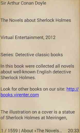 Novels about Sherlock Holms 4