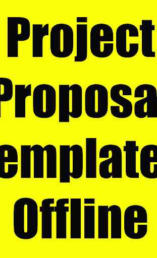 Project Proposal Templates Offline 1