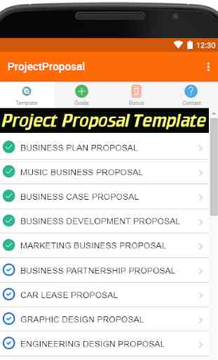 Project Proposal Templates Offline 2