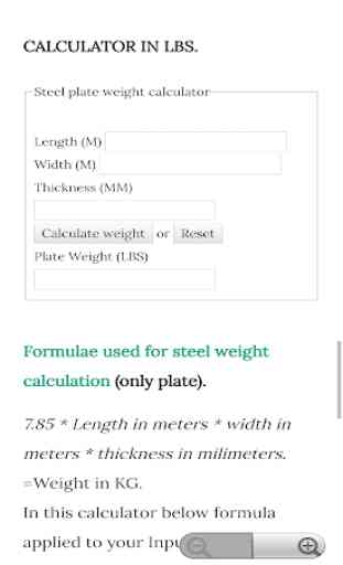 Steel Plate/Pipe Weight Calculator 4