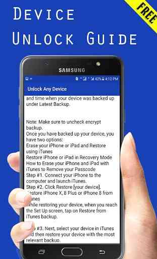 Unlock any Device Techniques Free 4