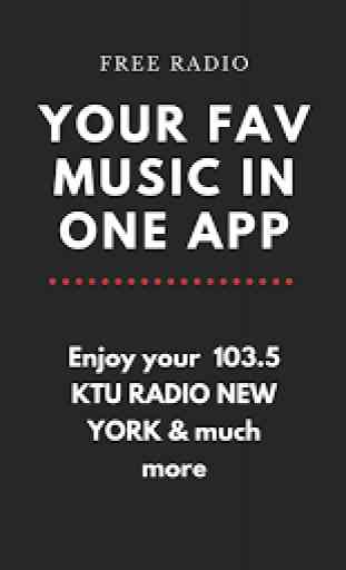 103.5 KTU Radio New York Fm Station 1