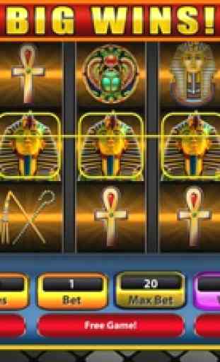 A Pharaohs Slots Temple - Free Ancient Casino Slot Machine 2