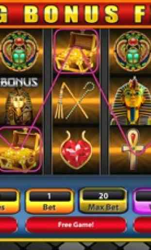 A Pharaohs Slots Temple - Free Ancient Casino Slot Machine 3