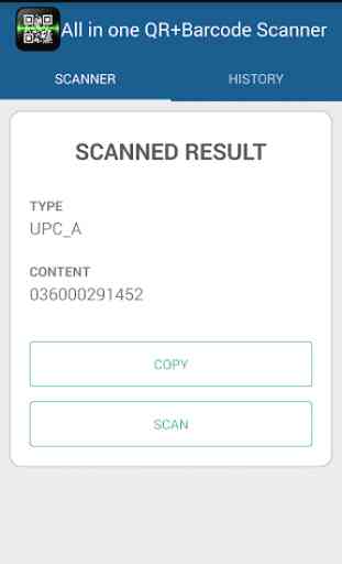 All in one QR + Barcode Scanner 3