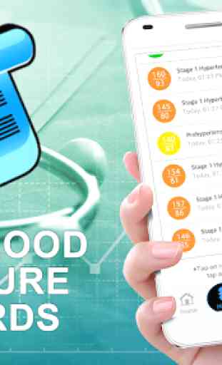 BP Blood Pressure : Tracker Diary Info Checker App 1