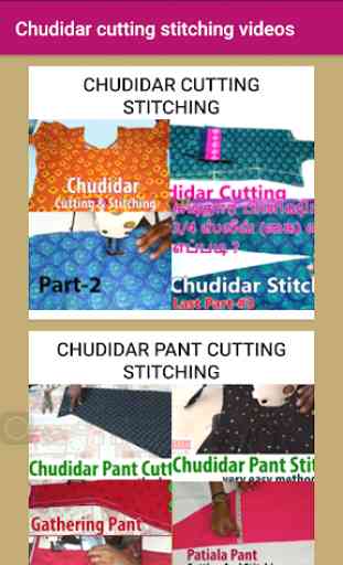 Chudidar Cutting Stitching Videos | Churidar Pant 3