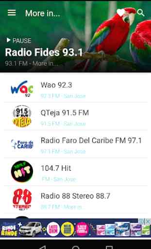Costa Rica Radio FM - AM 4