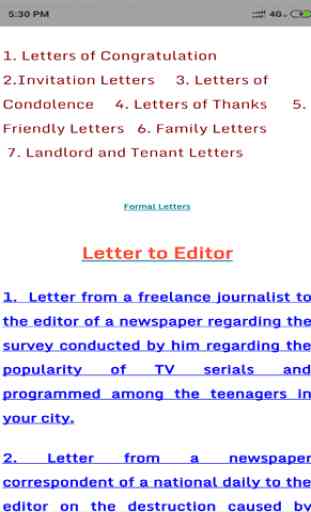 English Letter Writing 2
