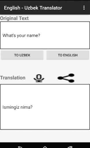 English - Uzbek Translator 3