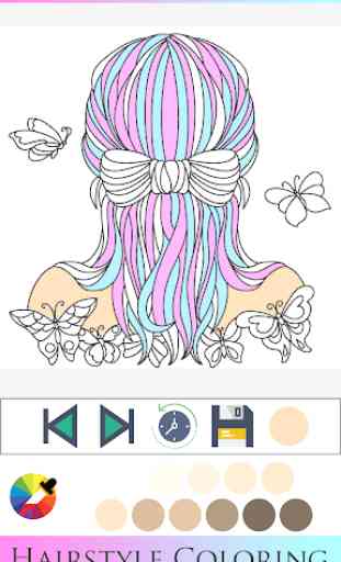 Hair Style Coloring book 1