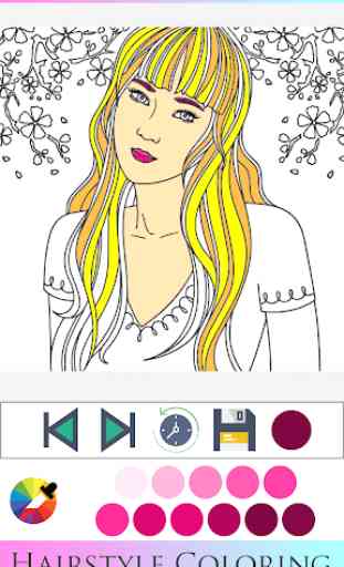 Hair Style Coloring book 3