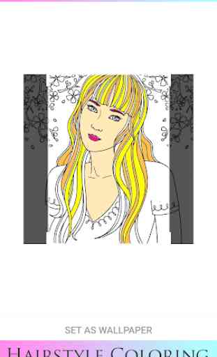 Hair Style Coloring book 4