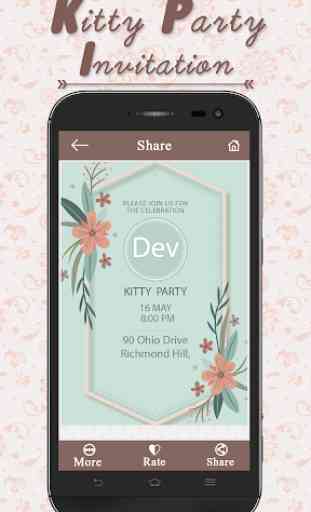 Kitty Party Invitation Maker 1
