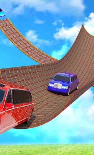 Limousine Racing Climb Stunts: GT Car Racing Games 2