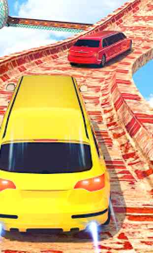 Limousine Racing Climb Stunts: GT Car Racing Games 4