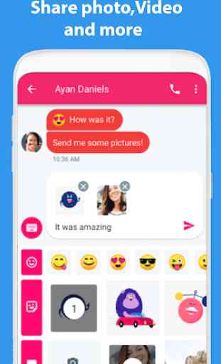 Message Text and Call Video Chat Free 1