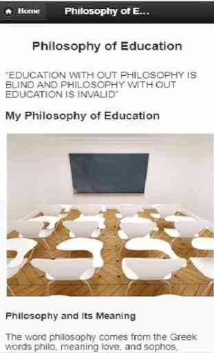 Philosophy of education 2