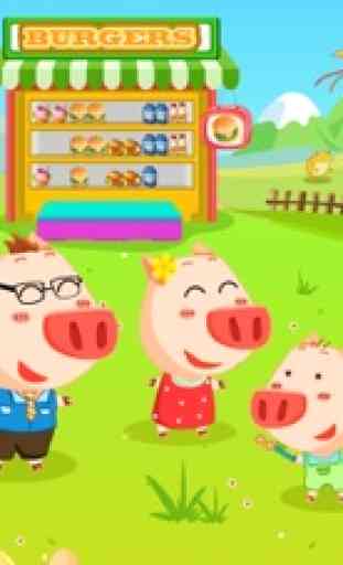 Pig Amusement Park-amusement park games 1
