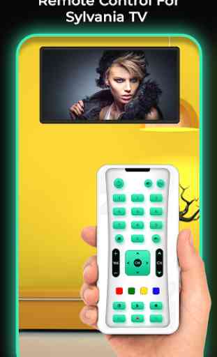 Remote Control For Sylvania TV 2
