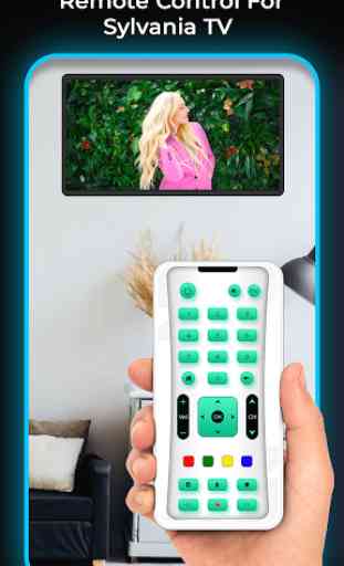 Remote Control For Sylvania TV 4