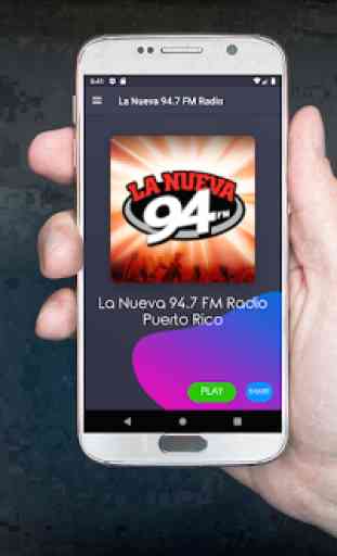 La Nueva 94.7 FM Radio Puerto Rico Free Online App 1