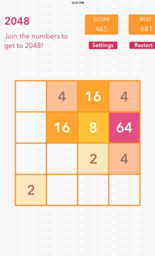 2048 game HD - the number puzzle 3