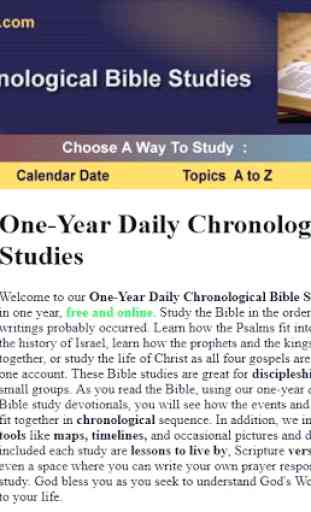 Chronologic Bible Studies 3