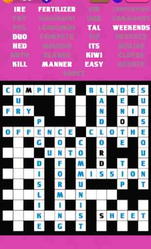 Fill-Ins Crosswords 2