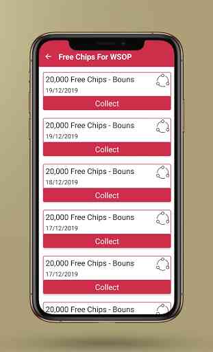 Free Chips Daily for WSOP 3