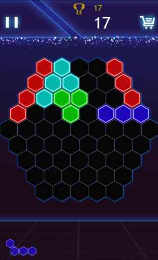 glow hexa block puzzle game 2