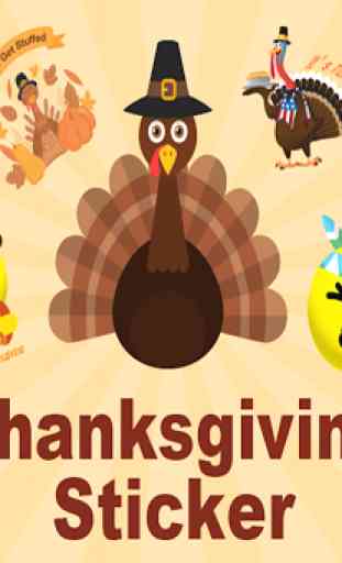 Happy Thanksgiving Day Stickers 2