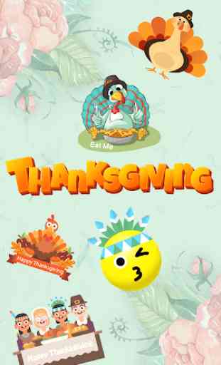 Happy Thanksgiving Day Stickers 3