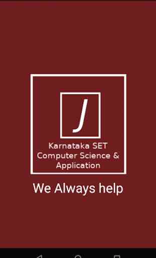 K SET Computer Science & Application 1