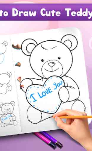 Learn to Draw Cute Teddy Bears 3
