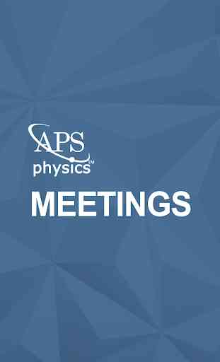 Meetings@APS 1